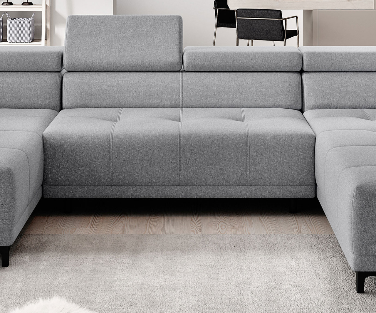 Poze Coltar cu reglaj electric Hugo XL - L353 x l204 x h97 cm