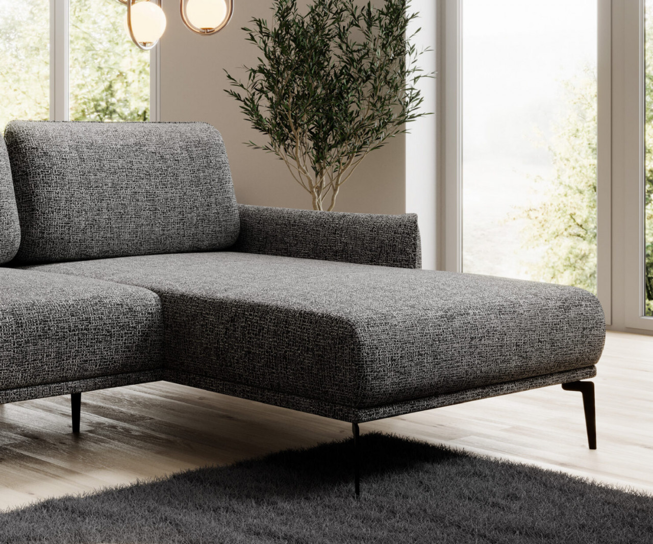 Poze Coltar cu spatar reglabil Storm mini L280 cm