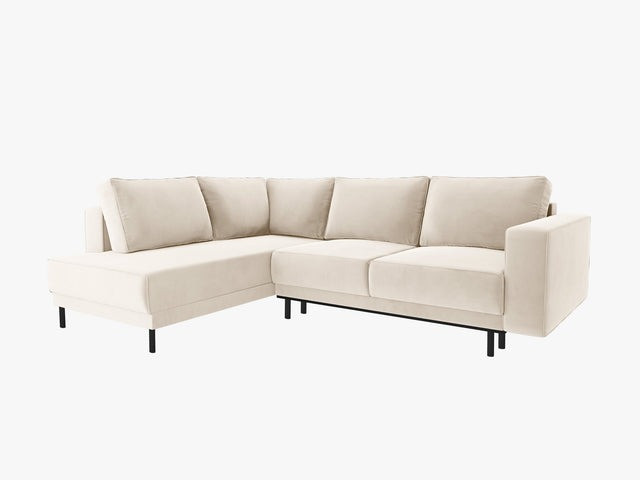 Poze Coltar extensibil 5 locuri Caro catifea L247 cm