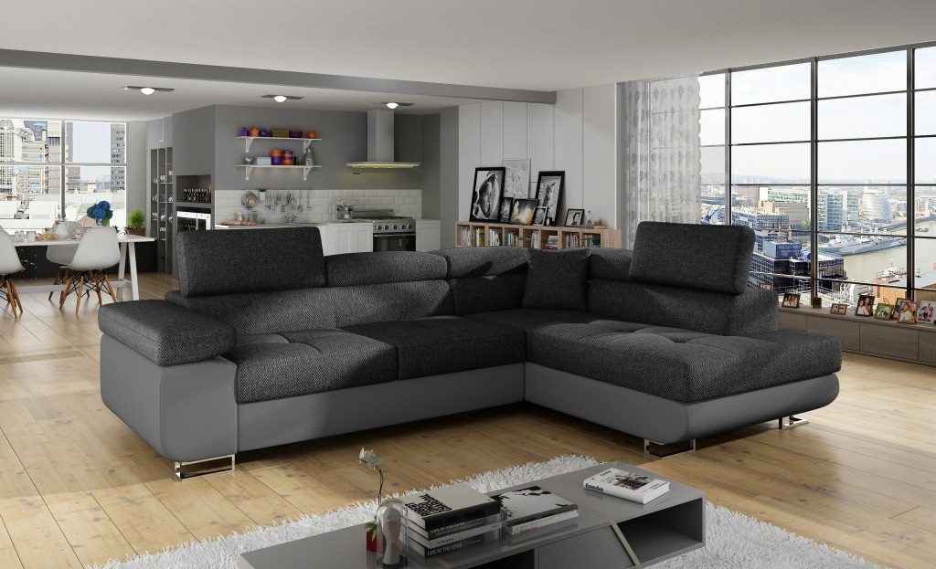 Poze Coltar living extensibil Anton – L275 x l202 x h70 cm
