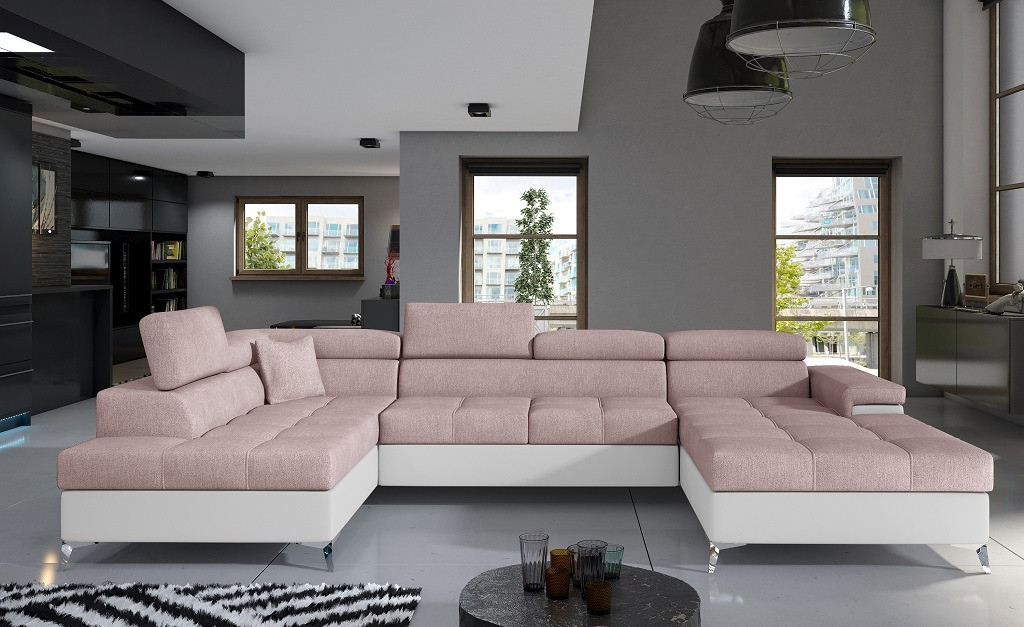 Poze Coltar living extensibil Eduardo – L345 x l202 x h90 cm