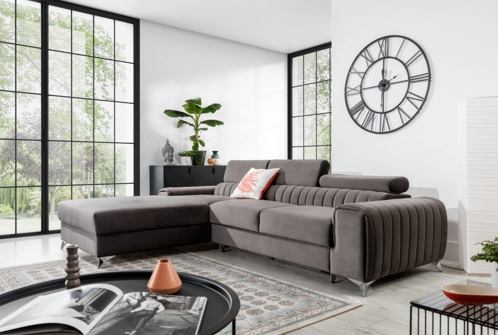 Poze Coltar living extensibil Grayson – L275 x l205 x h98 cm