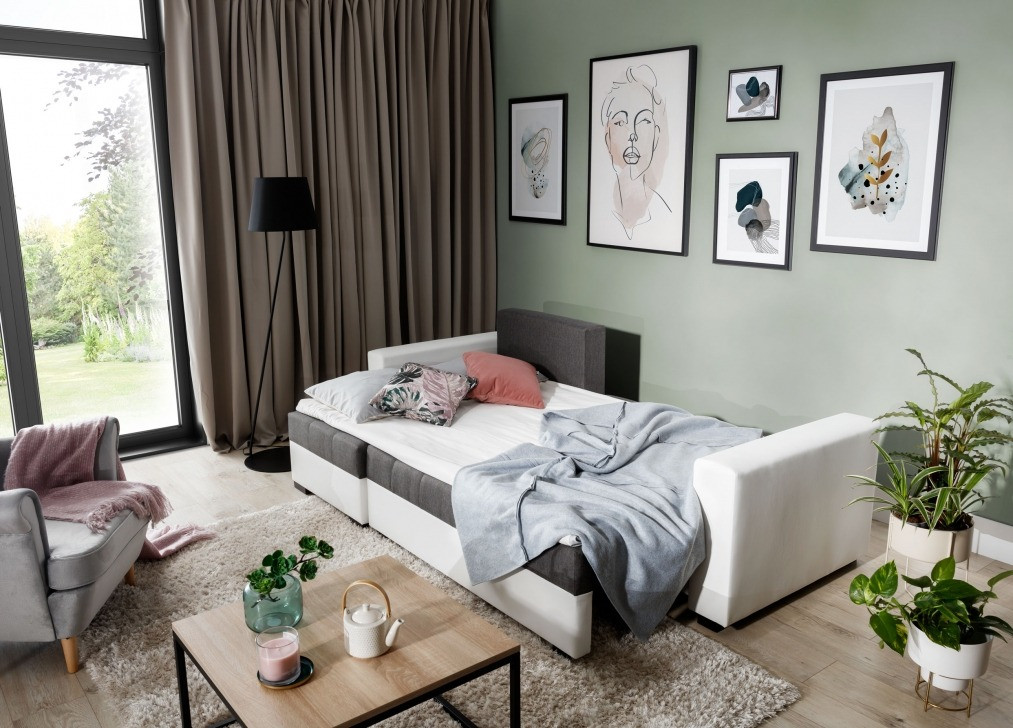 Poze Coltar living extensibil Newark – L237 x l150 x h90 cm
