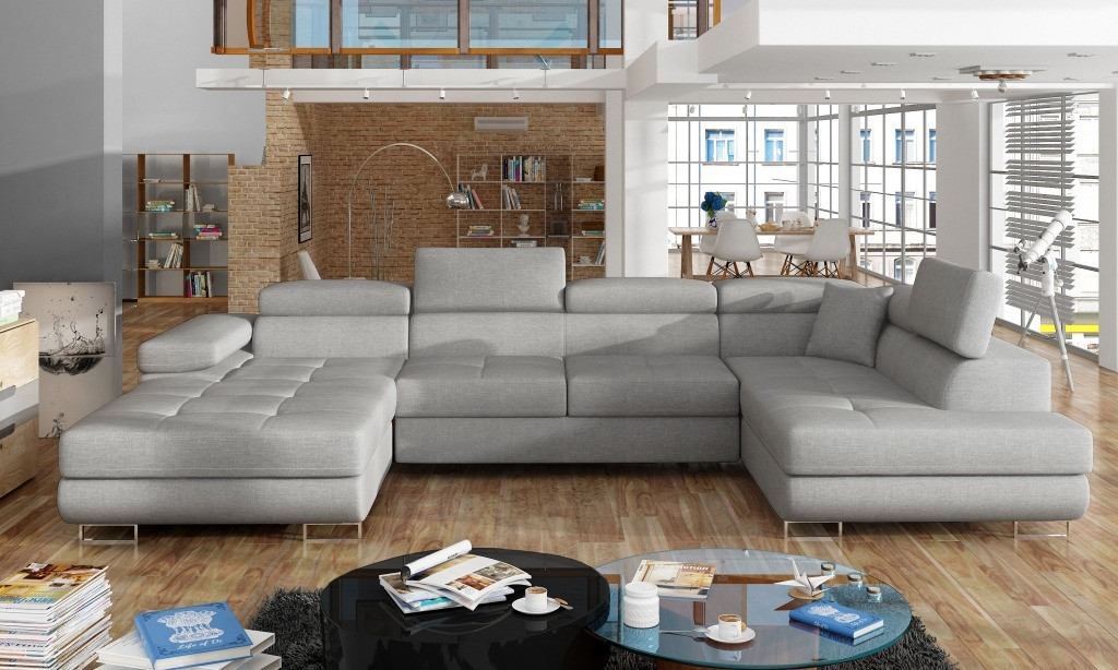 Poze Coltar living extensibil Rodrigo – L345 x l202 x h90 cm