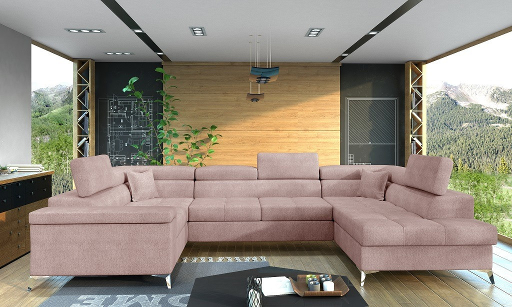 Poze Coltar living extensibil Thiago – L350 x l202 x h90 cm