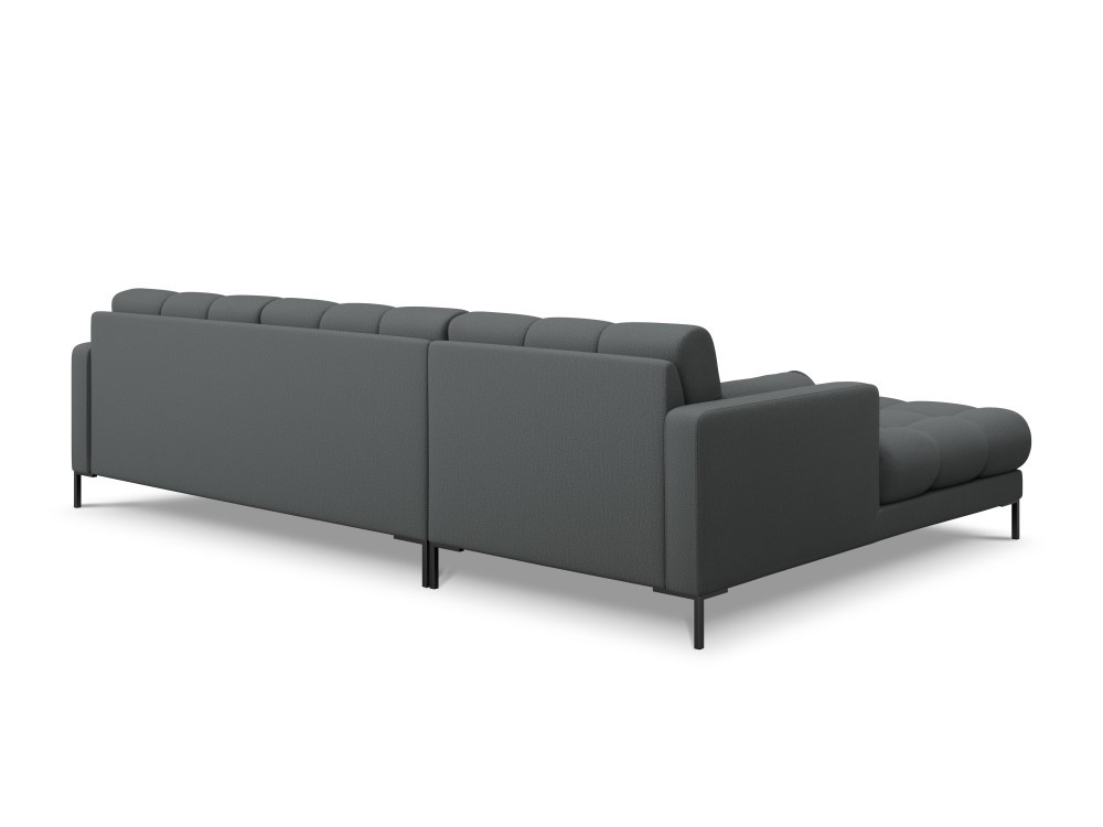 Poze Coltar tapitat Bali 5 locuri Meg367 picioare negre - L293 cm