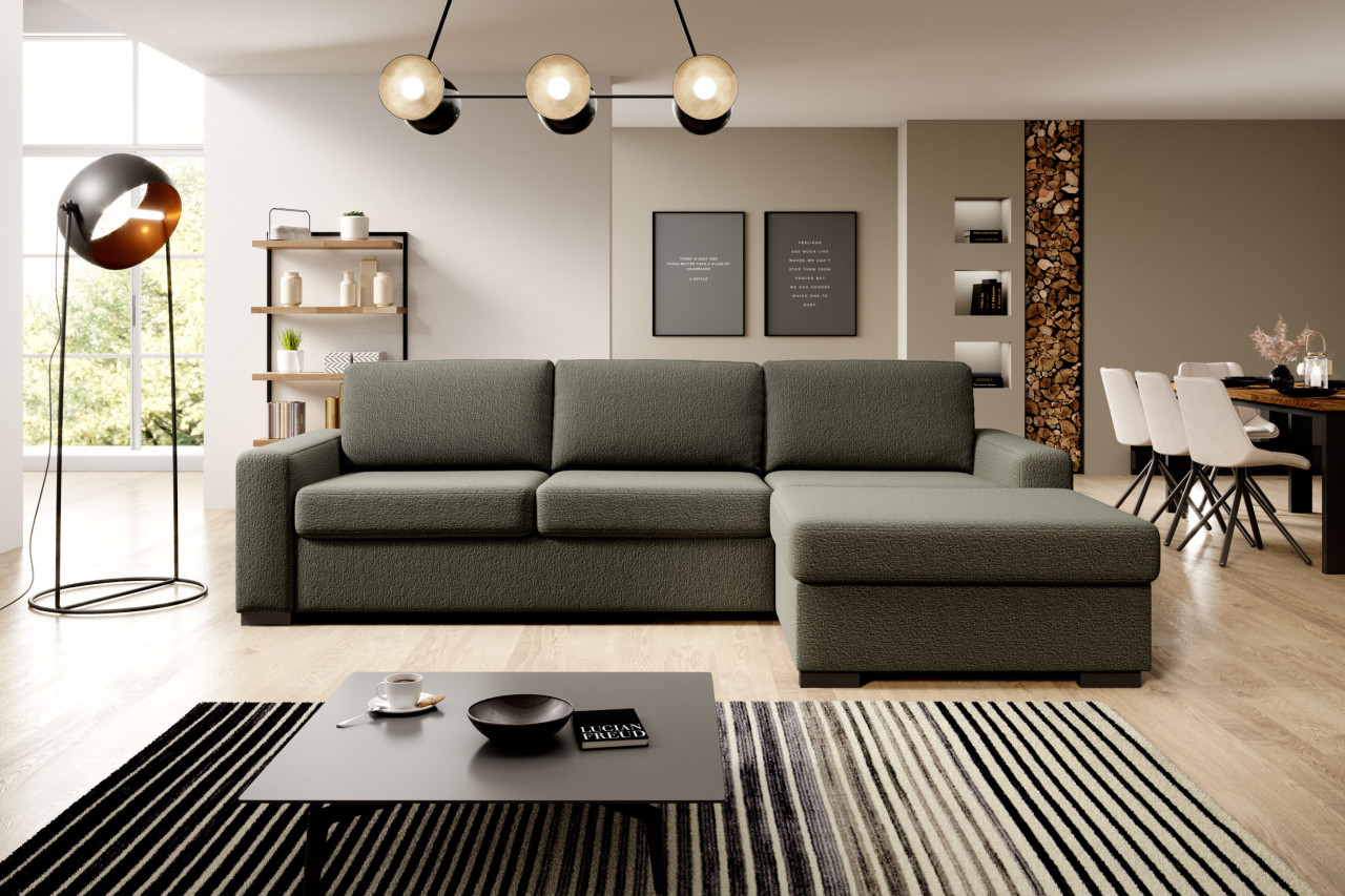 Poze Coltar tapitat Vanilla 160x200 L303 cm