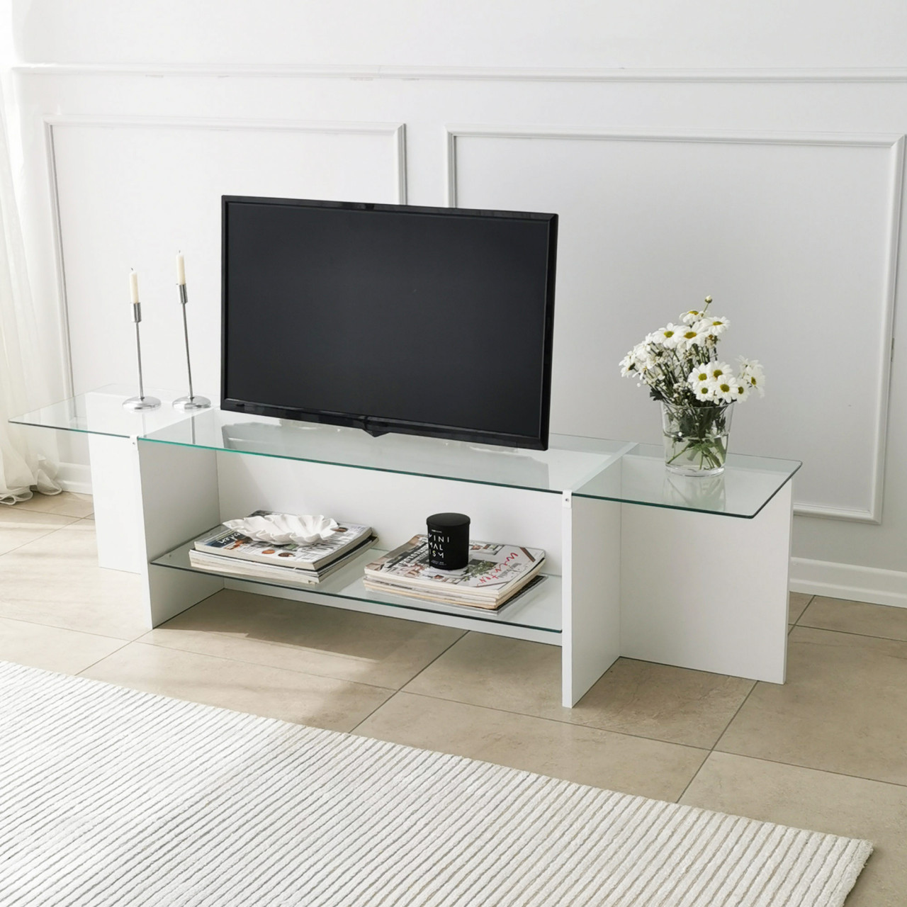 Poze Comoda TV Escape alba
