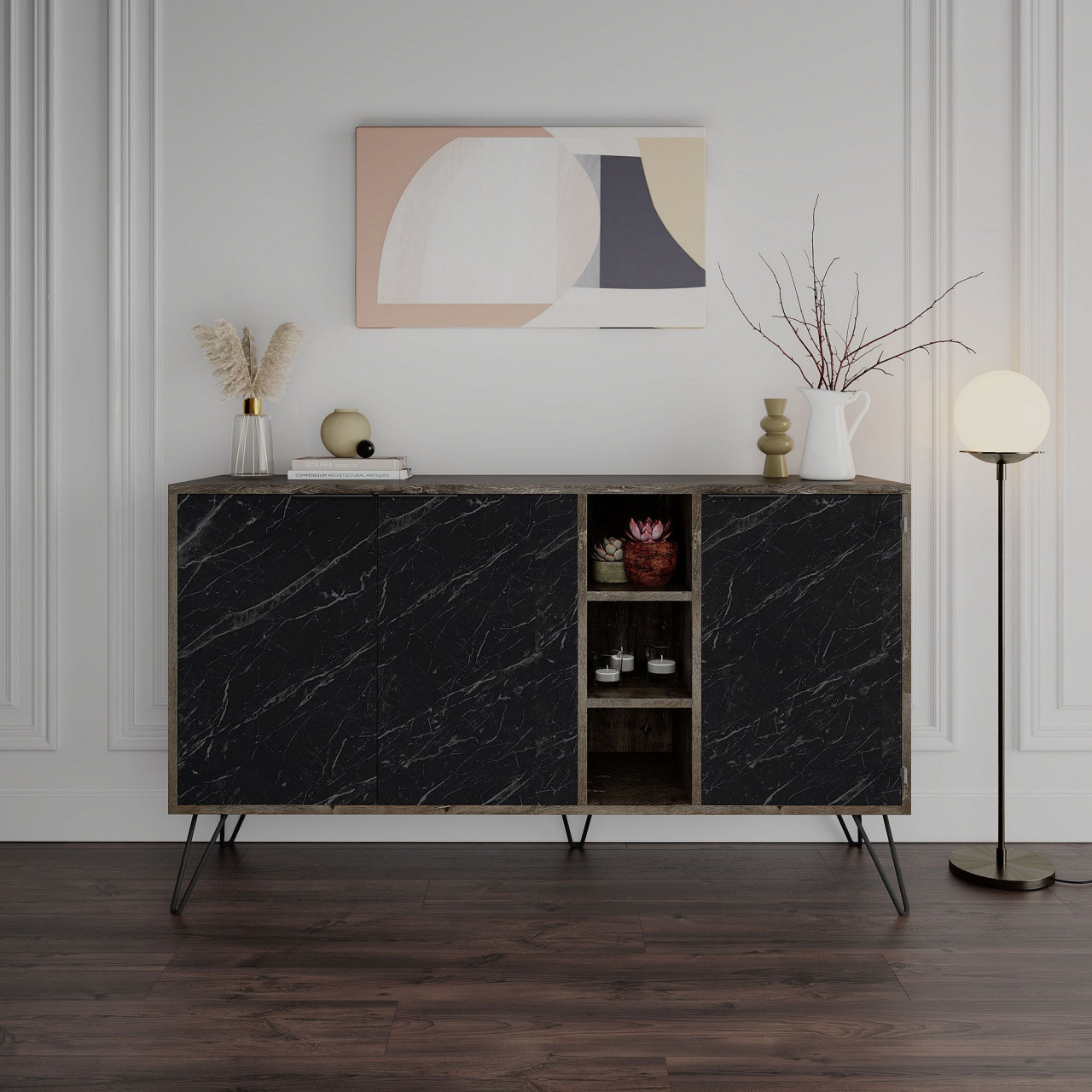 Poze Consola Clara maro inchis L142 cm - H83 cm