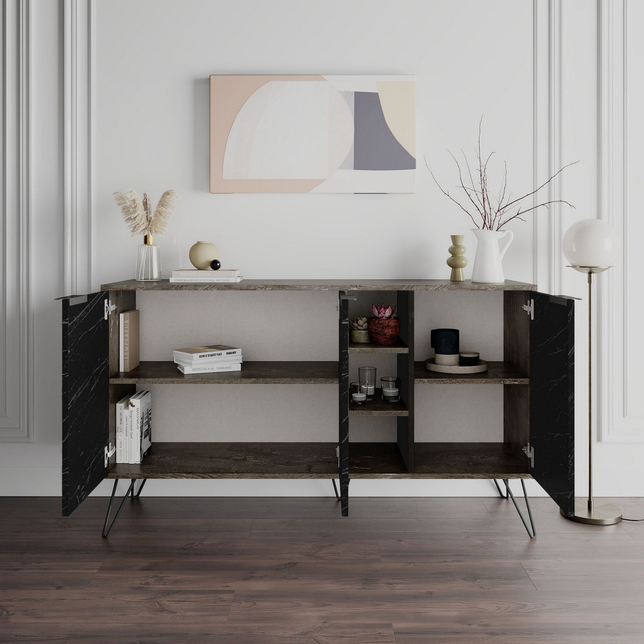 Poze Consola Clara maro inchis L142 cm - H83 cm