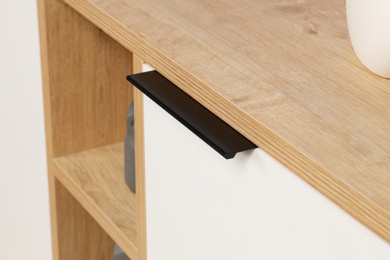 Poze Consola Clara stejar/alb - L142 cm - H83 cm