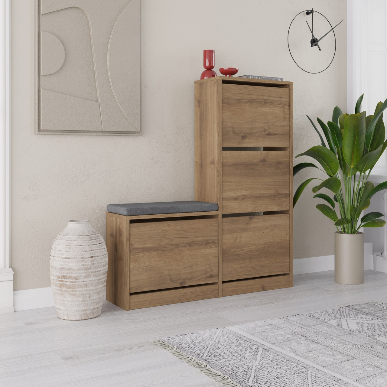 Poze Dulap de incaltaminte MDF Dude - Hitit L105 cm - H118,5 cm