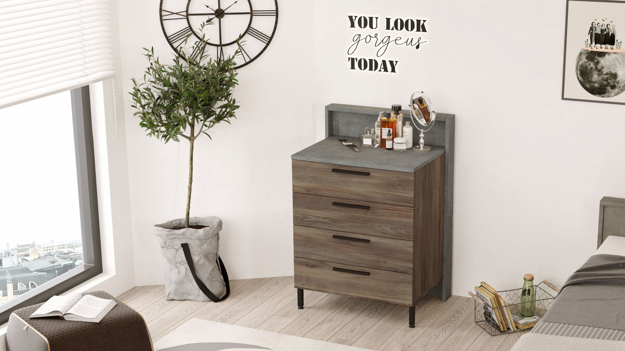 Poze Dulap HM6 - CG MDF L63,6 cm - H90 cm