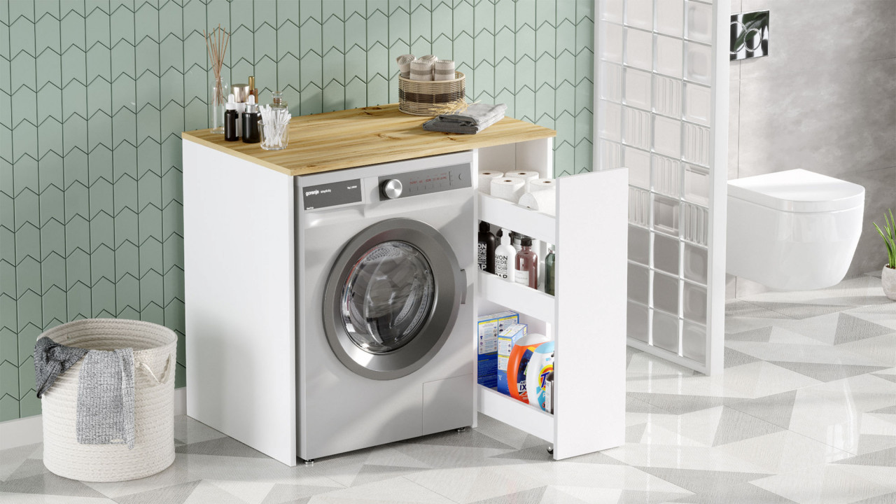 Poze Dulap MDF de baie SA1-WK L93,5 cm - H88,3 cm