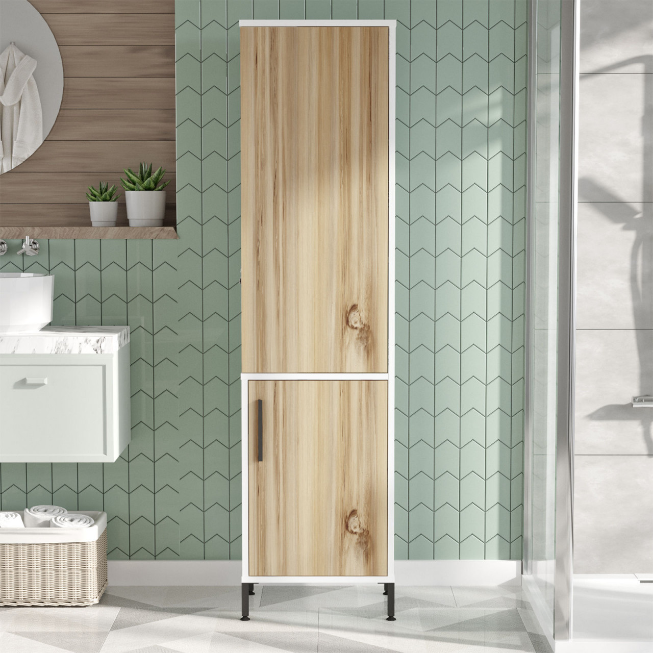 Poze Dulap MDF multifunctional VI1-WK L45 cm - H173,6 cm