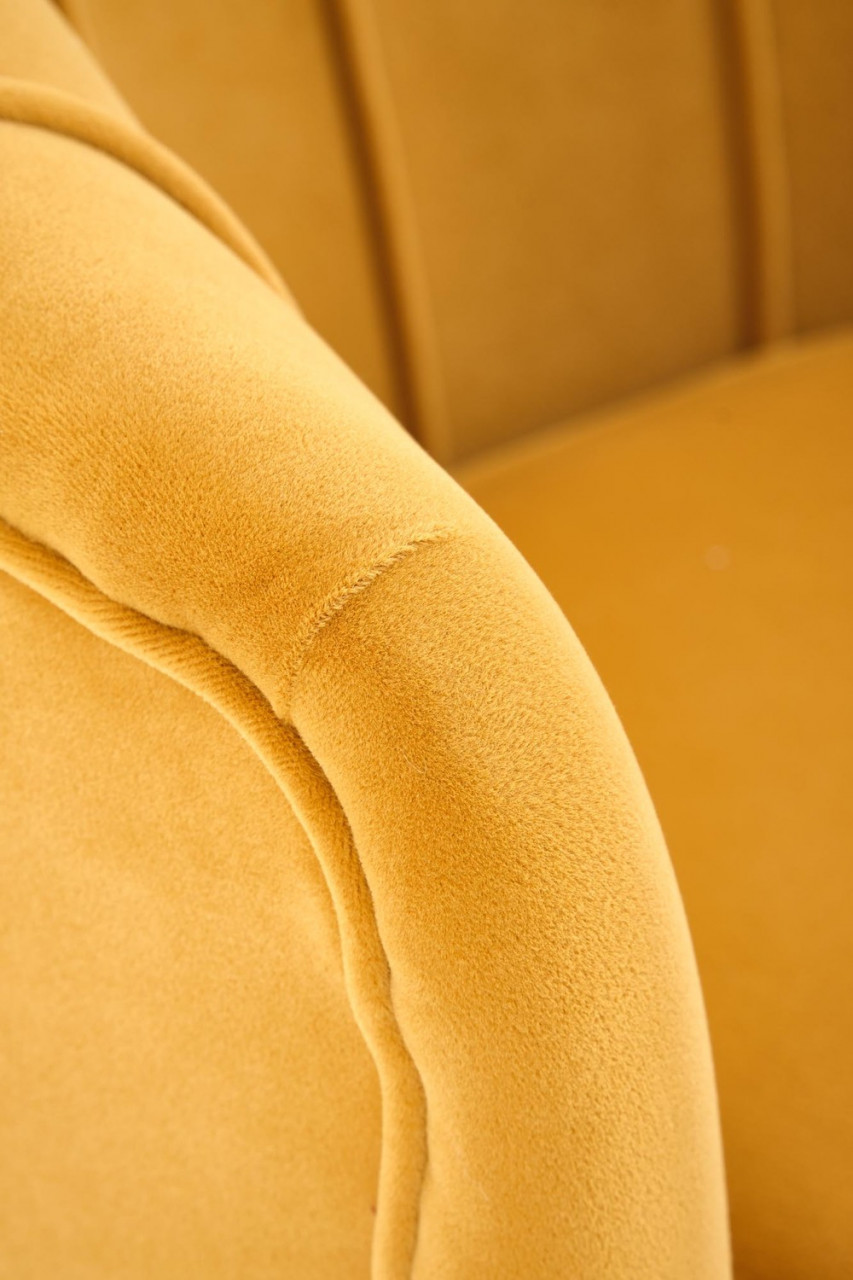 Poze Fotoliu Amorinito 2 velvet mustariu