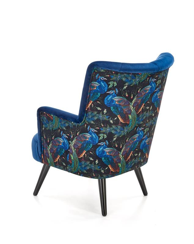 Poze Fotoliu Pagoni velvet bleumarin - H95 cm