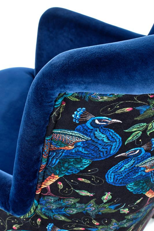 Poze Fotoliu Pagoni velvet bleumarin - H95 cm