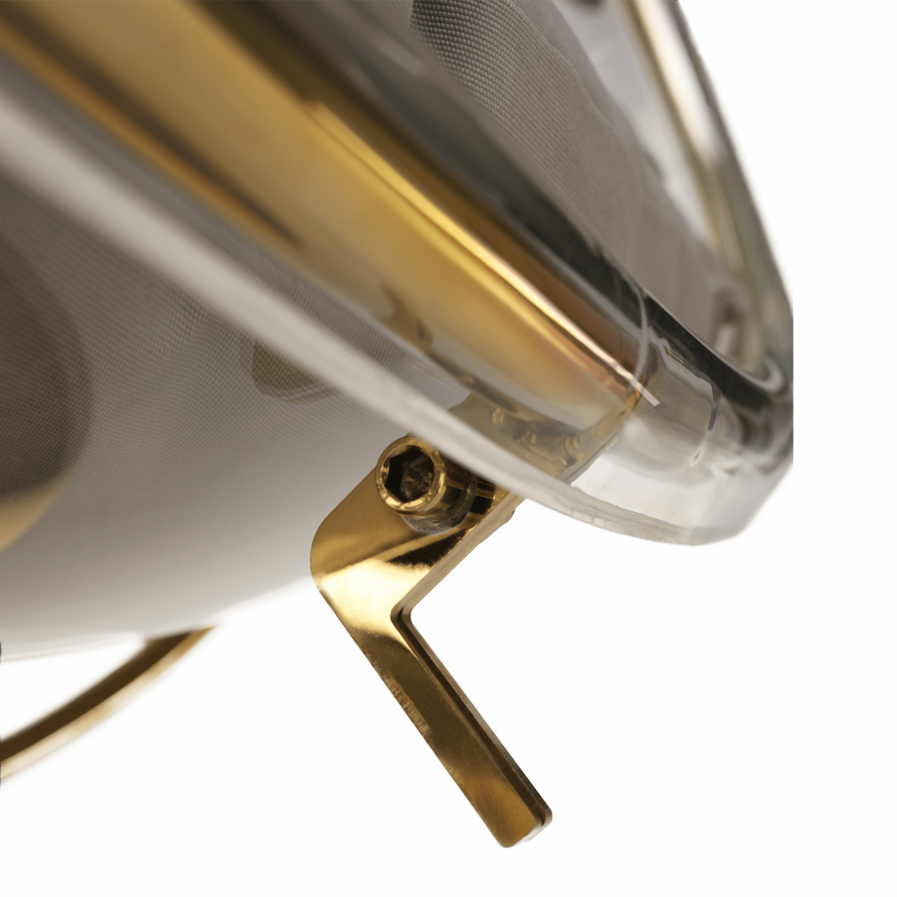 Poze Fotoliu suspendat cu suport Bubble Tip2 transparent/auriu/gri