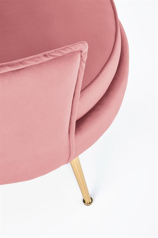 Poze Fotoliu tapitat Almond roz – H87 cm