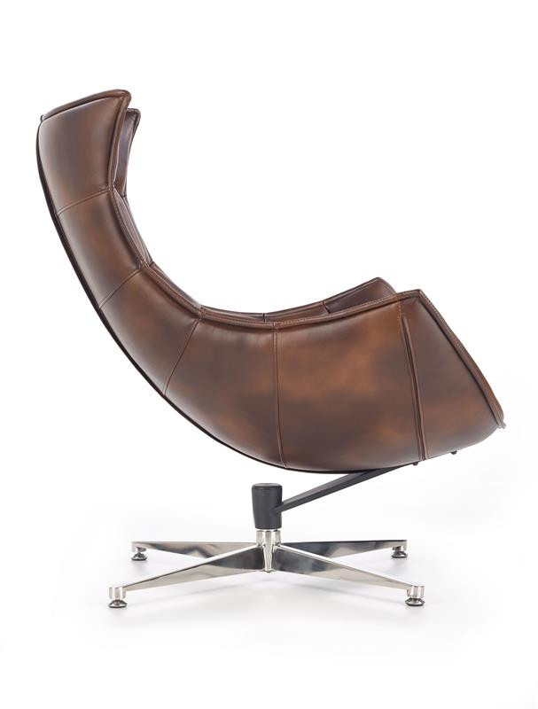 Poze Fotoliu tapitat Luxor maro - H 96 cm