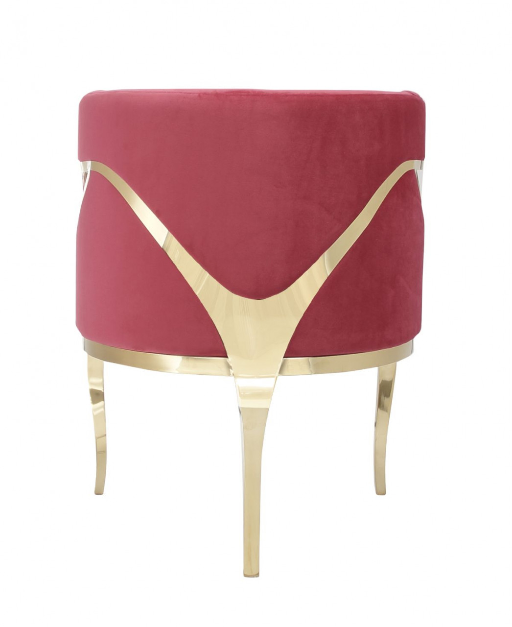 Poze Fotoliu tapitat Morello rosu/gold – H78 cm