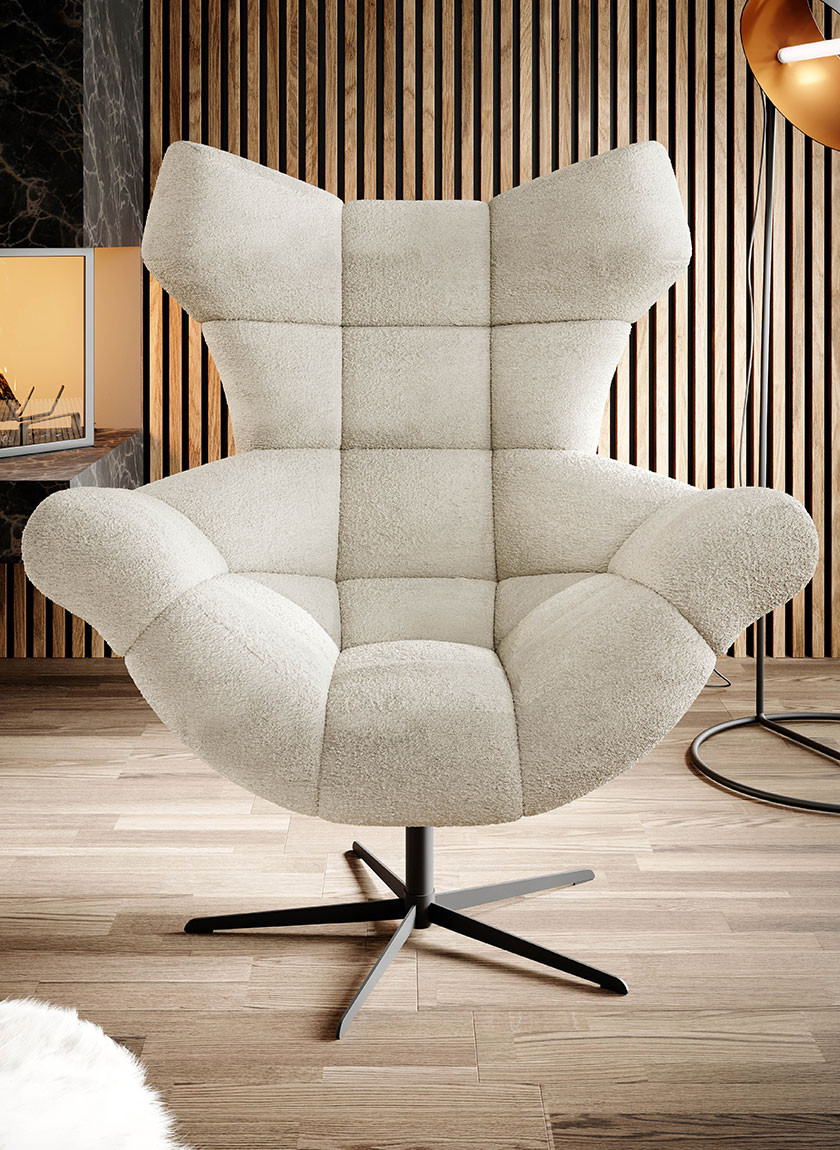 Poze Fotoliu tapitat Sensi - H119 cm