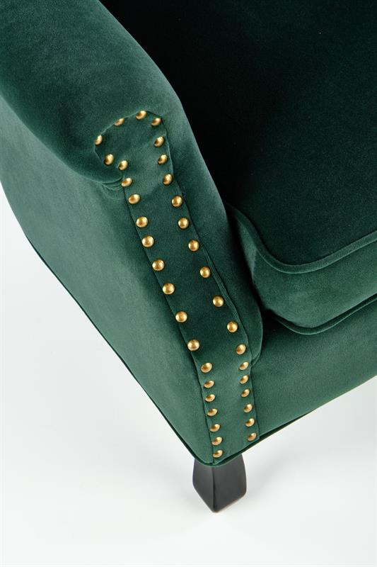 Poze Fotoliu Titan velvet verde – H87 cm