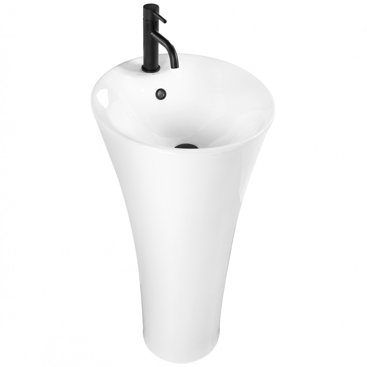 Lavoar Agnes freestanding ceramica sanitara - H87 cm