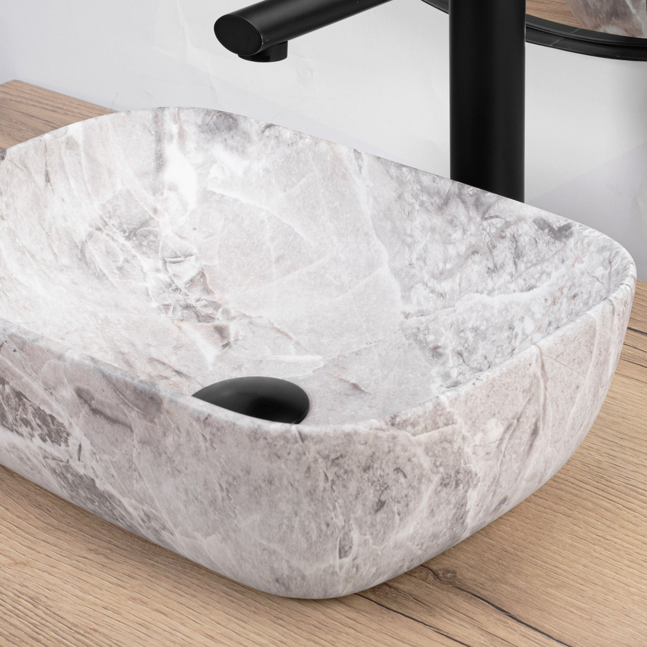 Poze Lavoar Belinda mini stone matt