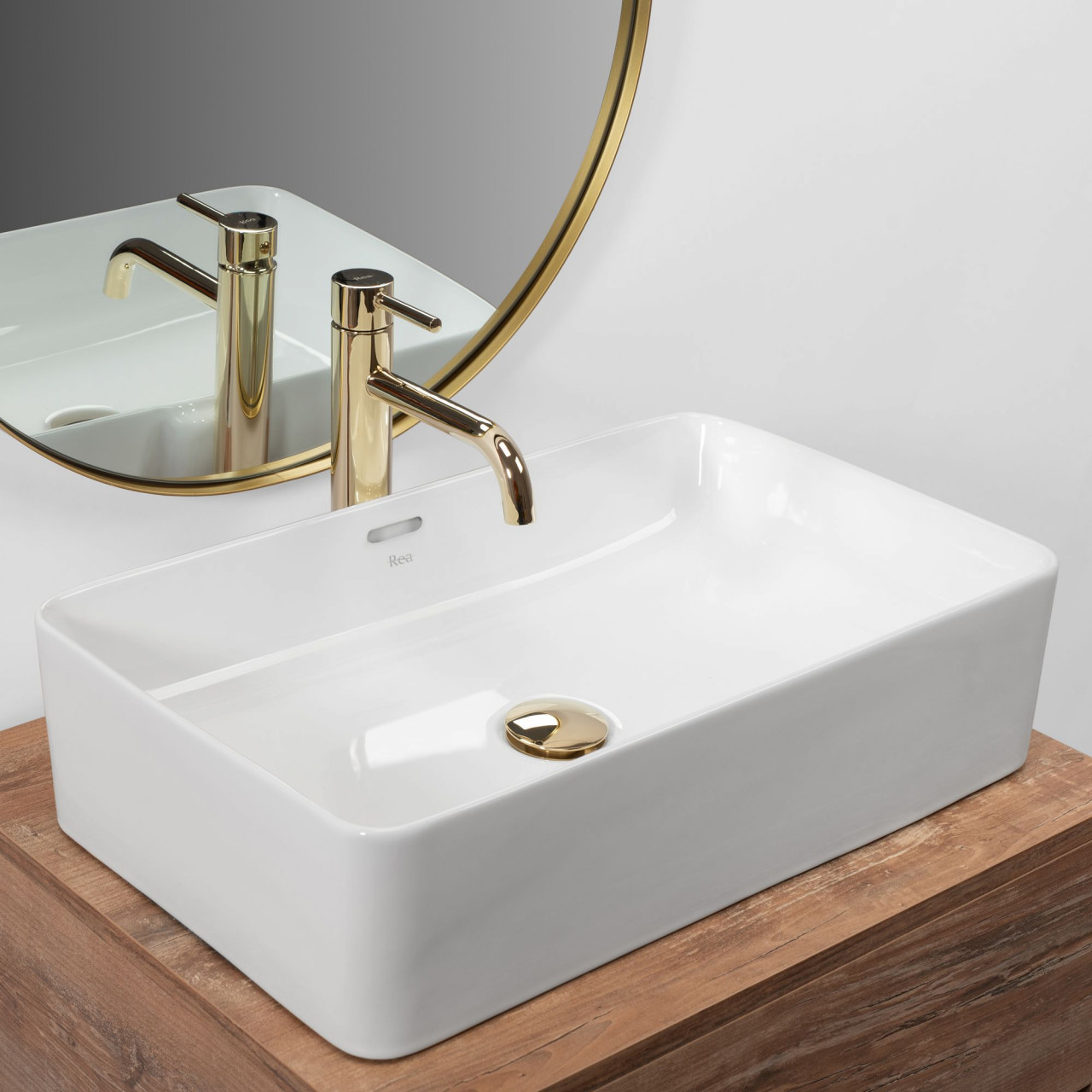 Poze Lavoar Berta alb L56 cm