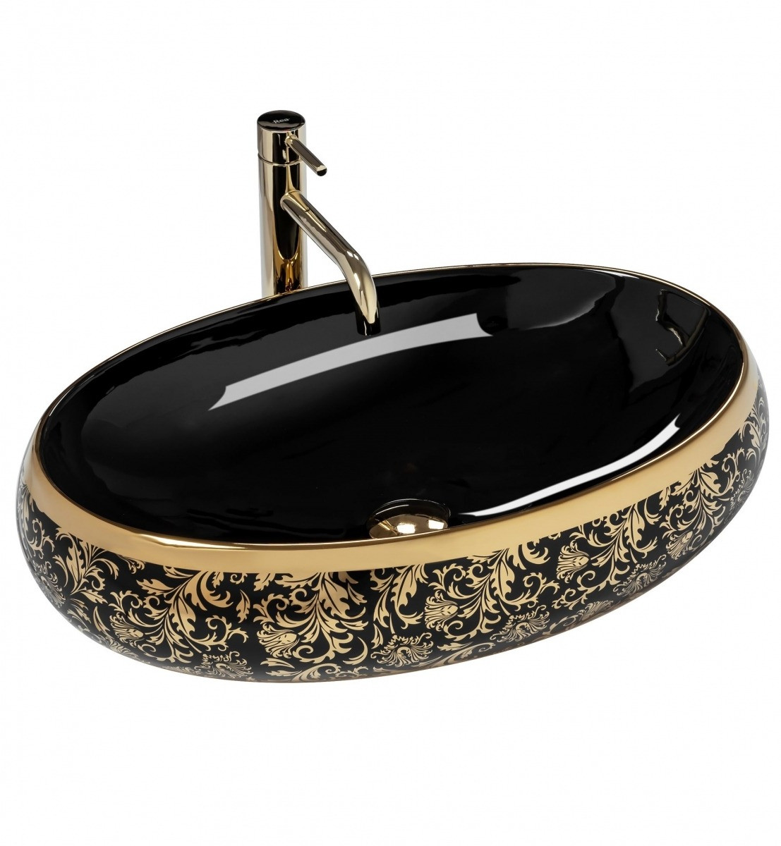 Poze Lavoar Meryl ceramica sanitara negru - 60 cm