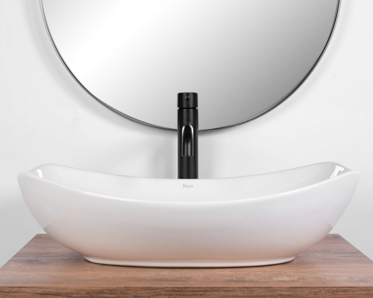 Poze Lavoar Tango Alb ceramica sanitara - 57 cm