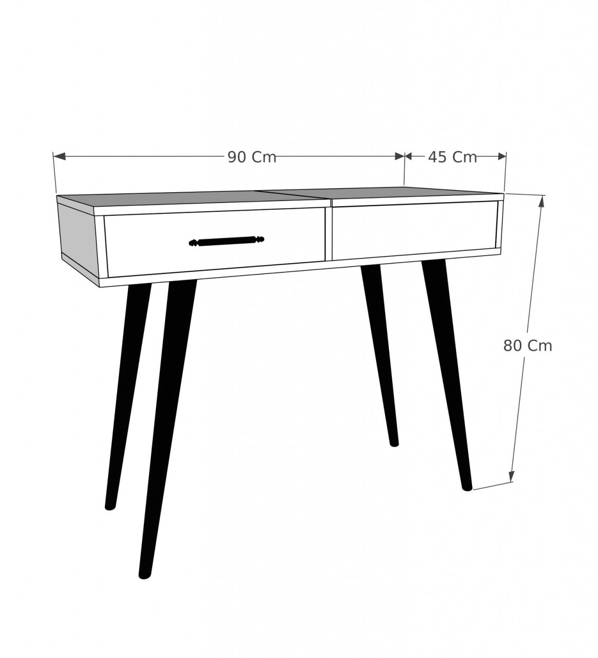 Poze Masa de machiaj Rouge stejar
