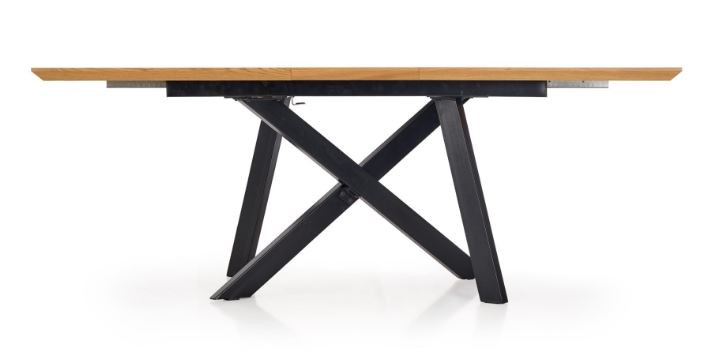 Poze Masa extensibila MDF + metal Capital - L 160-200 x l 90 x h 76 cm