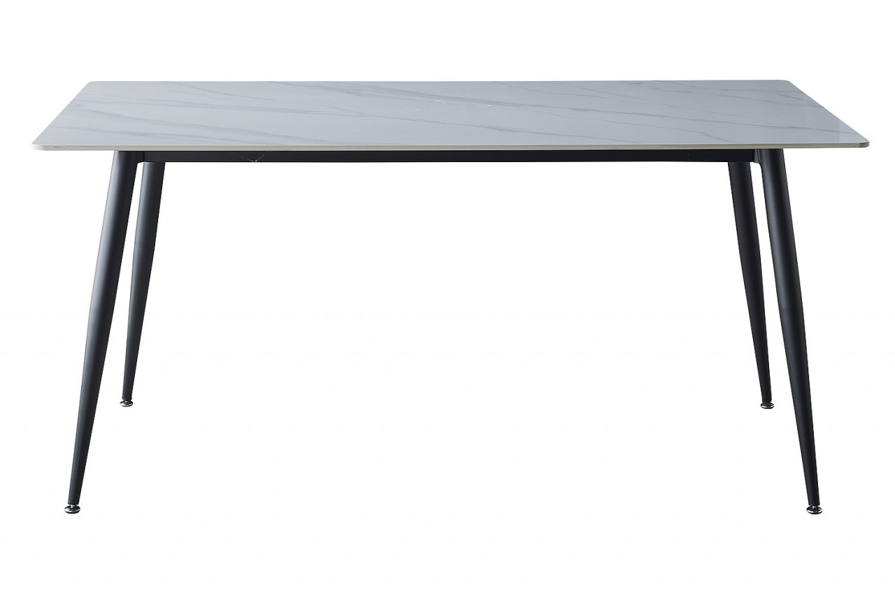Poze Masa Rion marmura alba/negru mat – L160xl90xh76 cm
