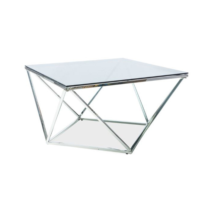 Poze Masuta cafea Silver A argintie - L 80 x l 80 x h 53 cm