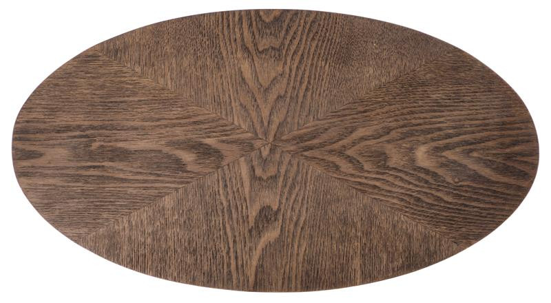 Poze Masuta de cafea Delphi nuc/negru - H58 cm