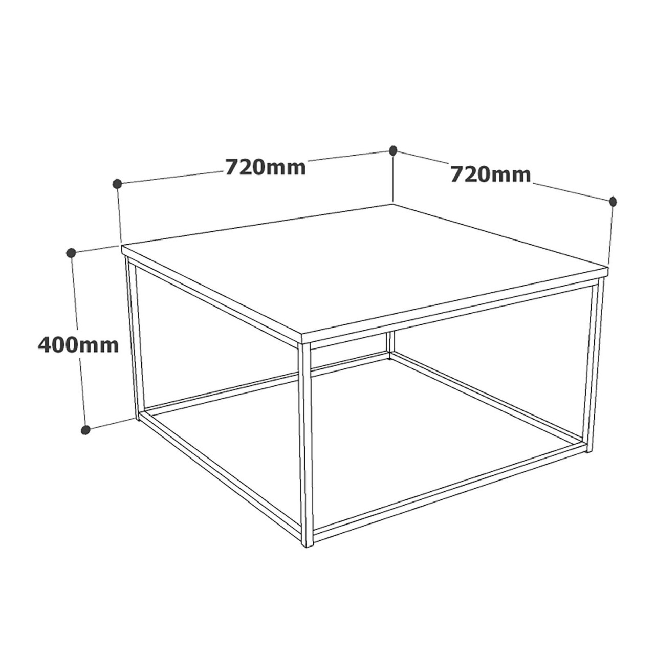 Poze Masuta de cafea VG13 pin/negru
