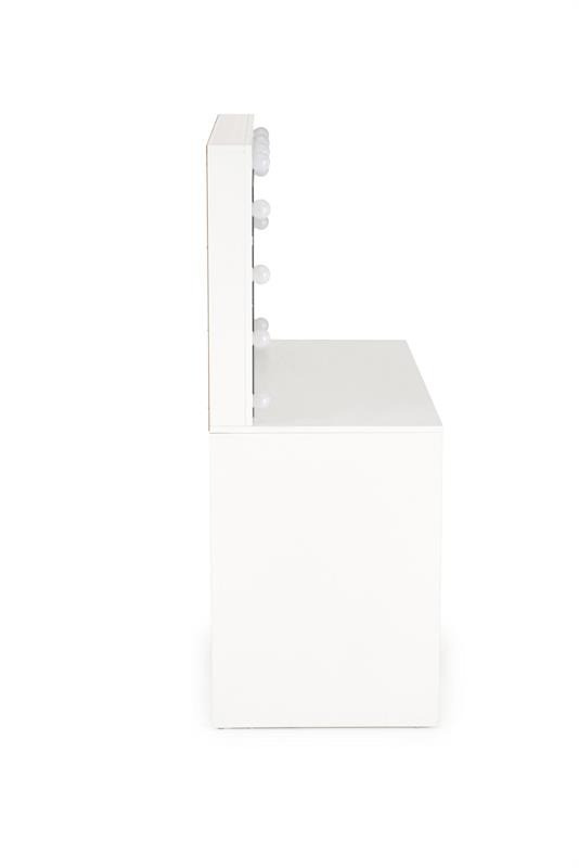 Poze Masuta de toaleta cu oglinda si LED Hollywood XL – Alb