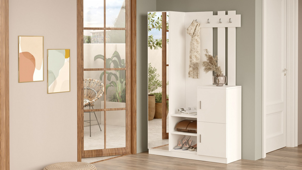 Poze Mobilier de hol DD7-W alb