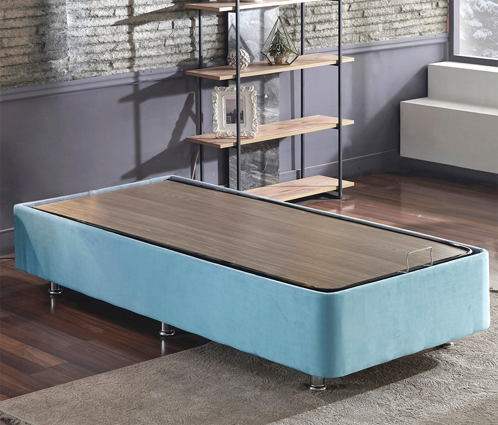 Poze Pat Cozy albastru 120x200 cm