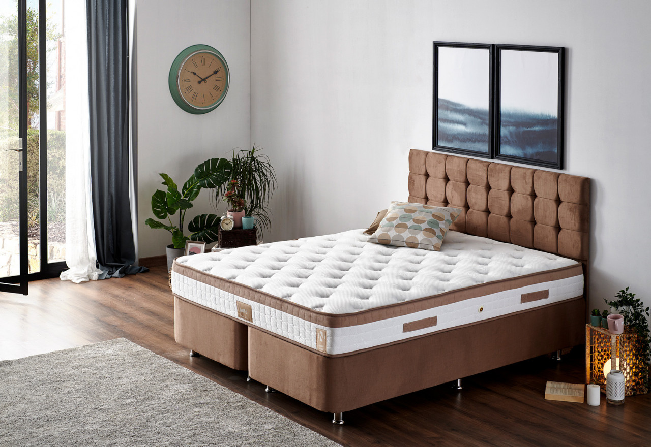 Poze Pat Latte TS maro deschis 160x200 cm