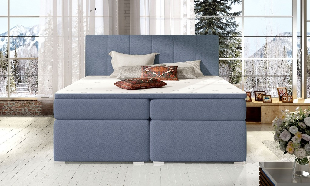 Poze Pat tapitat boxspring Bolero – 160/200 cm