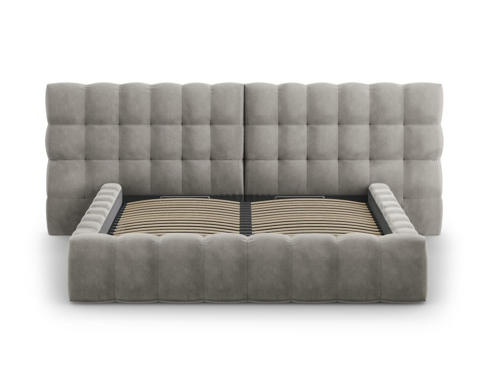 Poze Pat tapitat catifea Bali T – 180×200 cm