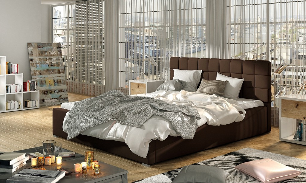 Pat tapitat grand – 140/200, l223 x l140 x h93 cm