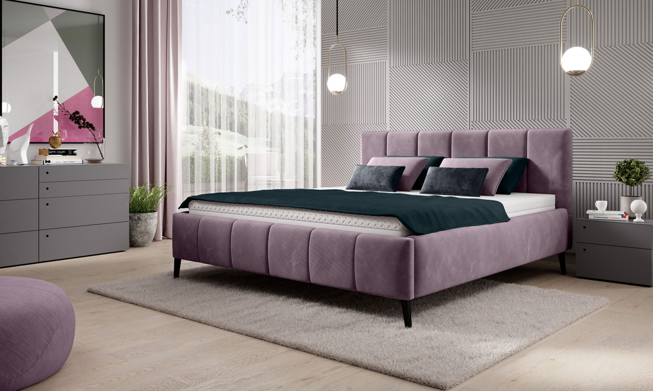 Poze Pat tapitat Riva 160x200 cm