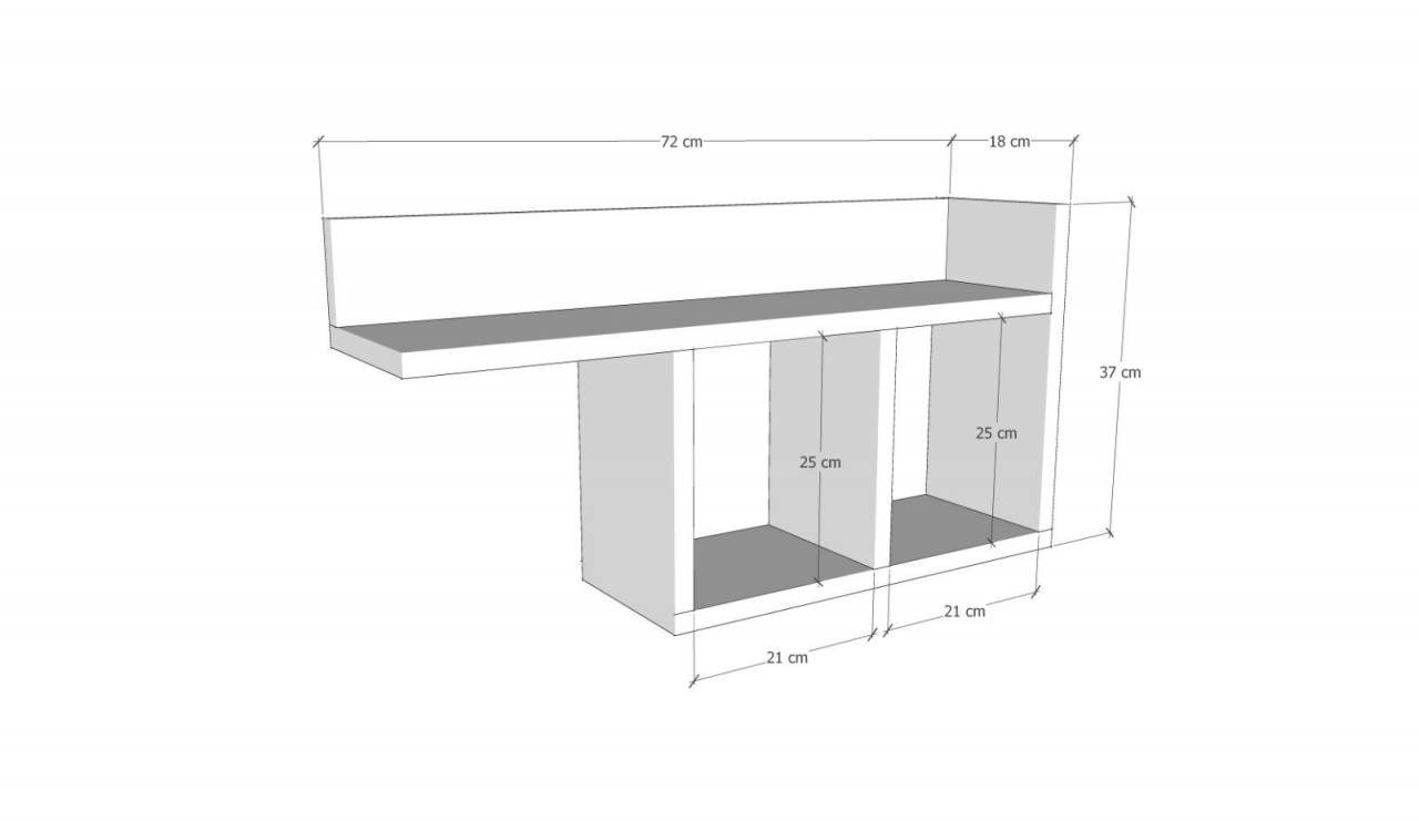 Poze Raft de perete Room galben