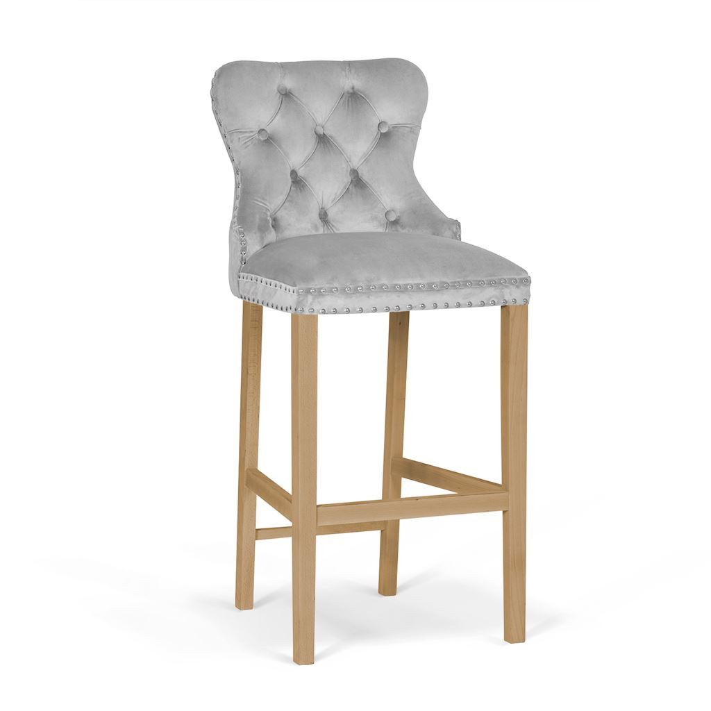 Poze Scaun Bar Madame Gri/Stejar BL03