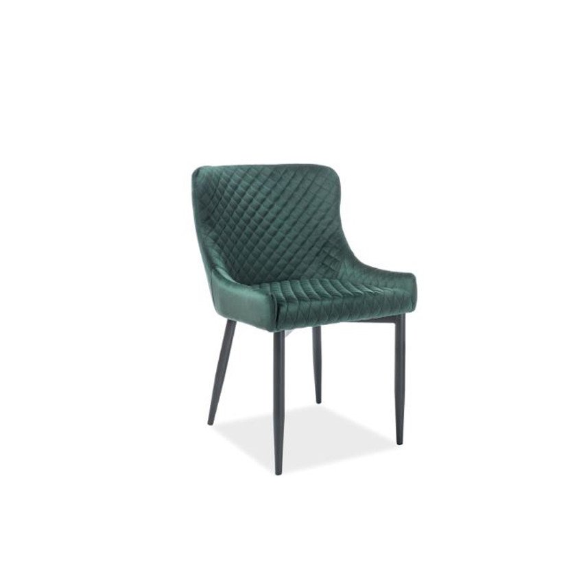 Poze Scaun catifea Colin B verde - H 84 cm